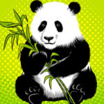 Pop Art Panda Bamboo e1549327934162