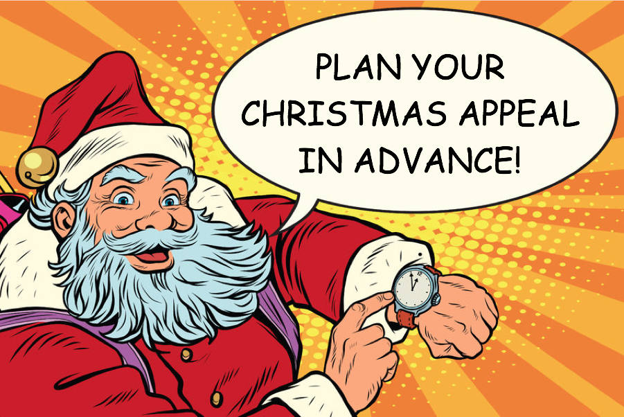 Pop Art Plan Christmas Appeal in Advance