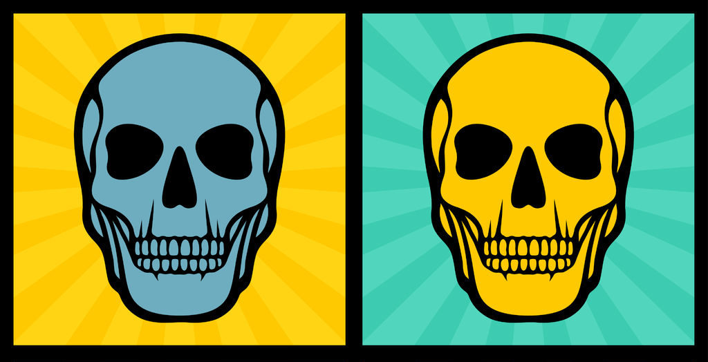 pop art warhol style skulls 123rf e1570865851754