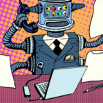 Pop Art Robot Secretary Annual Report1