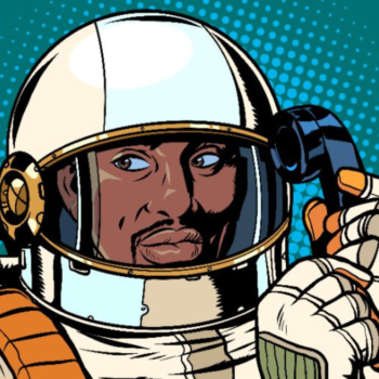 Pop Art Astronaut phone