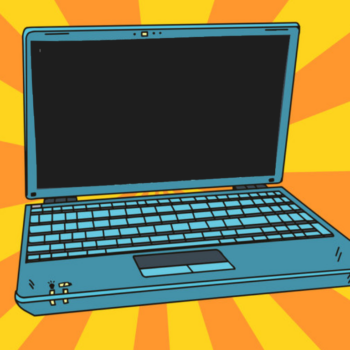 Pop art laptop